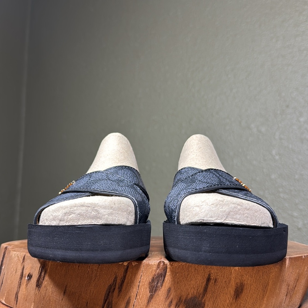 COACH JANINE SIGNATURE SANDALS - Picture 6 of 15